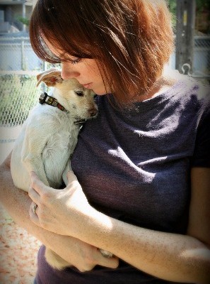 Julia & Mark's dog, Chauncey, is a puppy mill survivor.
